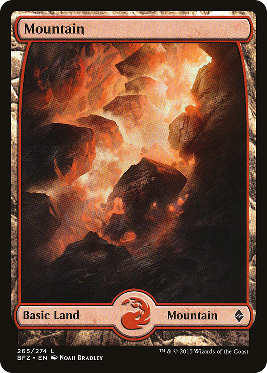 Mountain (BFZ-265) - Battle for Zendikar Foil
