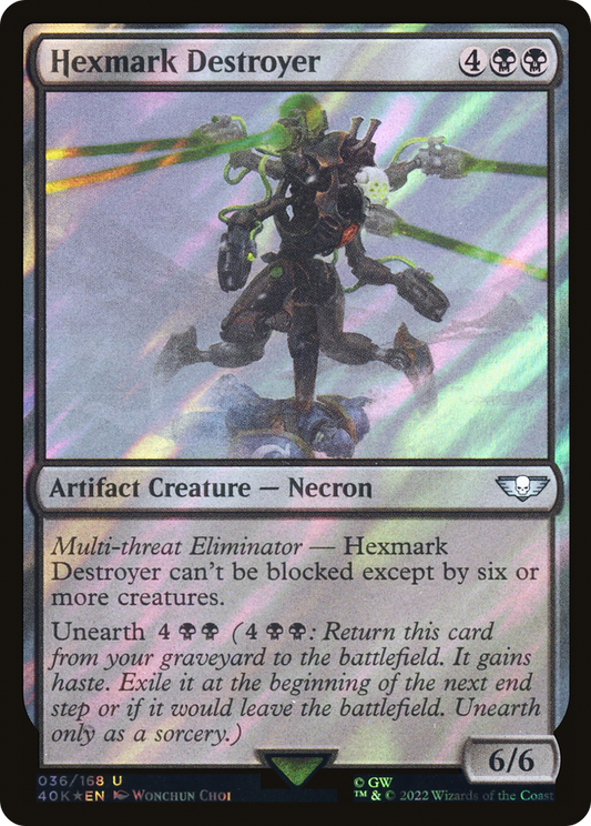 Hexmark Destroyer (Surge Foil) (40K-36★) - Warhammer 40,000 Commander Foil