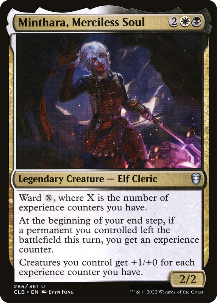 Minthara, Merciless Soul (CLB-286) - Commander Legends: Battle for Baldur's Gate