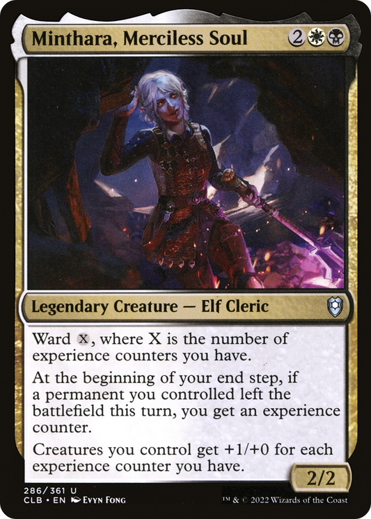 Minthara, Merciless Soul (CLB-286) - Commander Legends: Battle for Baldur's Gate