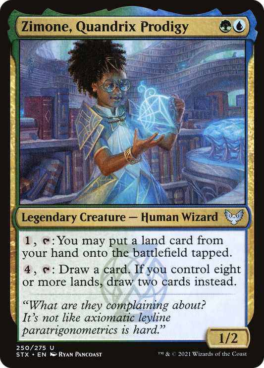 Zimone, Quandrix Prodigy (STX-250) - Strixhaven: School of Mages Foil