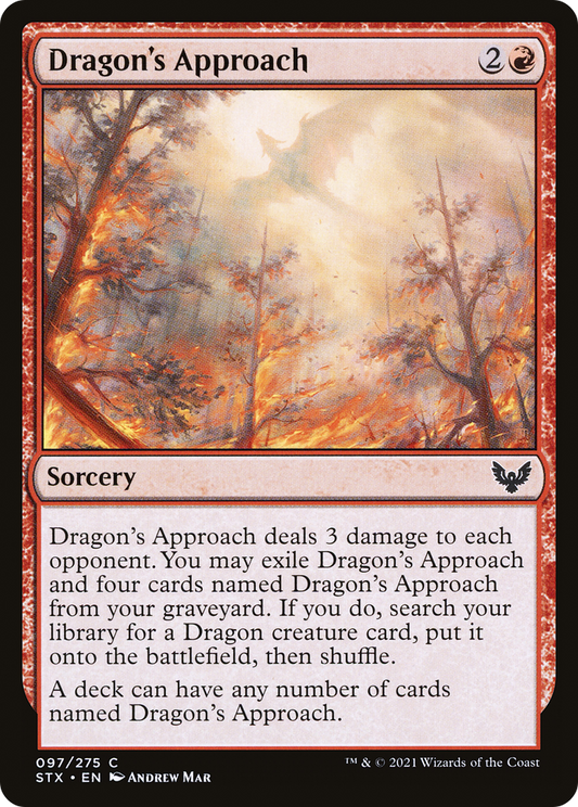 Dragon's Approach (STX-097) - Strixhaven: School of Mages Foil