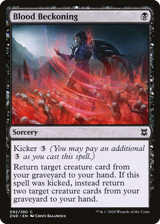 Blood Beckoning (ZNR-092) - Zendikar Rising Foil