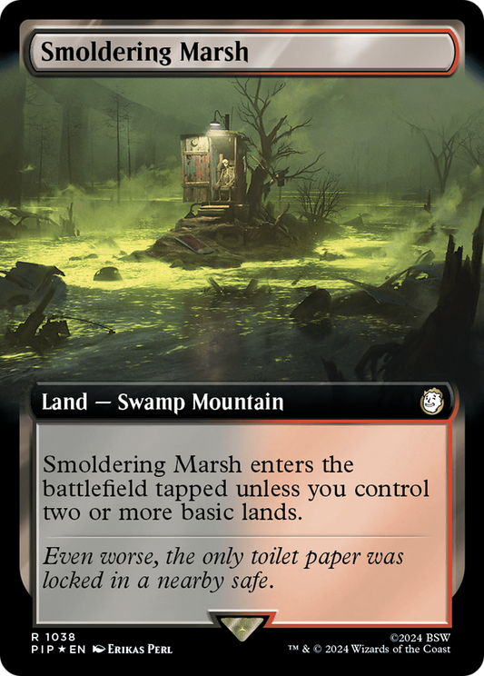 Smoldering Marsh (PIP-1038) - Fallout: (Extended Art) Foil