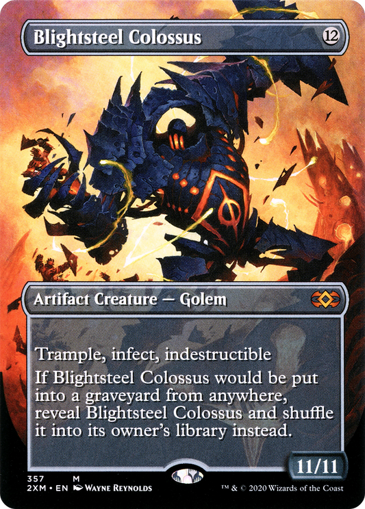 Blightsteel Colossus  (Borderless)(2XM-357) - Double Masters