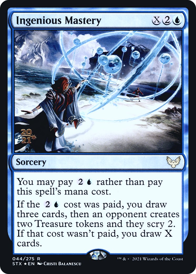 Ingenious Mastery (PSTX-44S) - Strixhaven: School of Mages Promos Foil