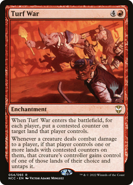 Turf War (PNCC-54P) - New Capenna Commander Promos Foil