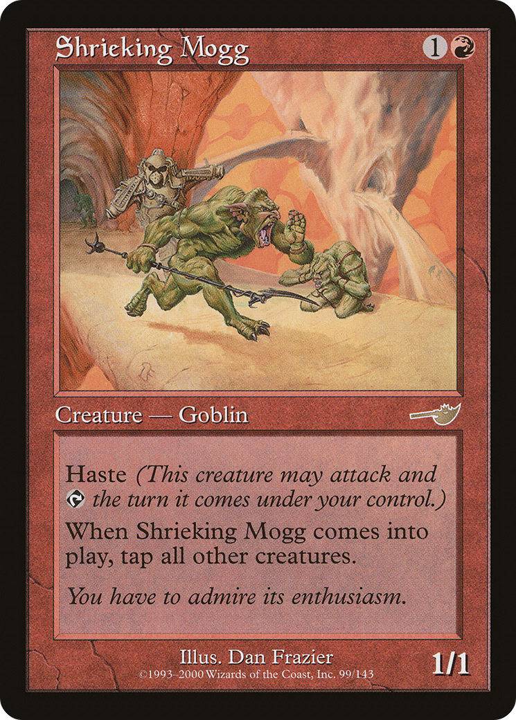 Shrieking Mogg (NEM-099) - Nemesis Foil