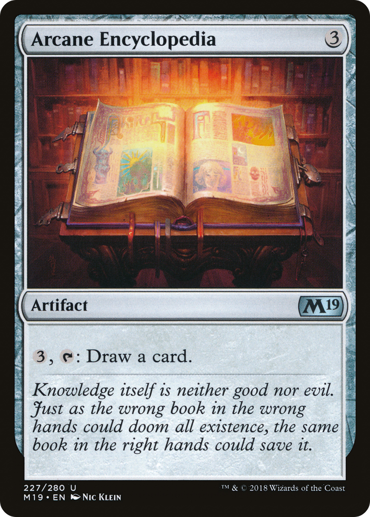 Arcane Encyclopedia (M19-227) - Core Set 2019 Foil