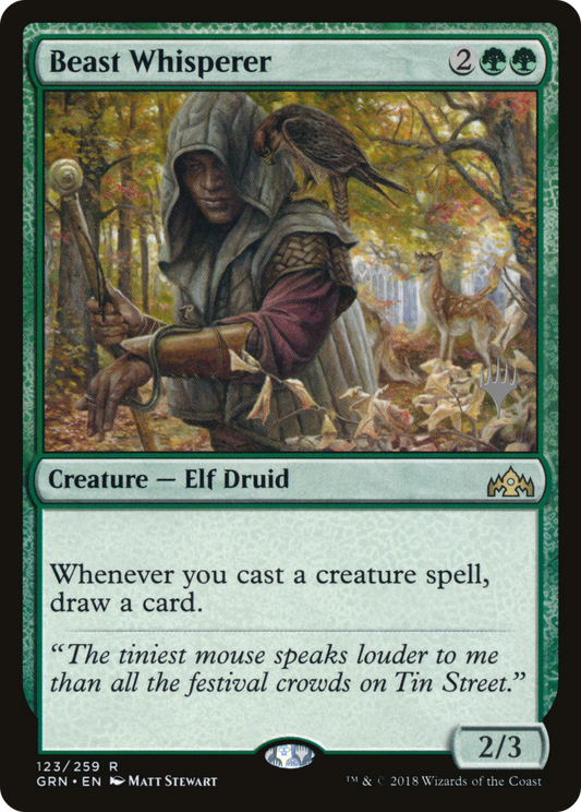 Beast Whisperer (PPELD-123) - Guilds of Ravnica Promos (Promo Pack)