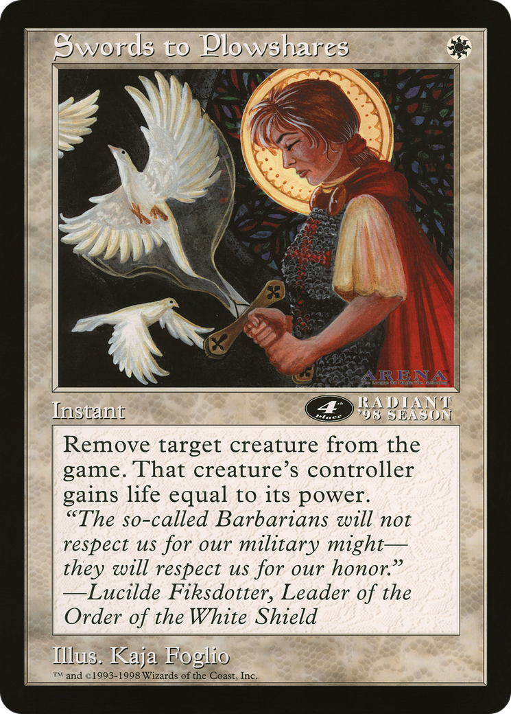 Swords to Plowshares (OLEP-045) - Oversized League Prizes