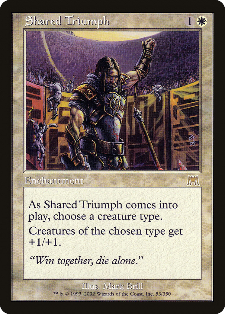 Shared Triumph (ONS-053) - Onslaught Foil