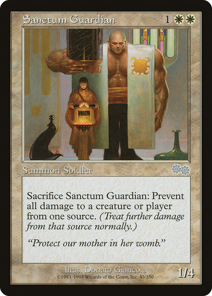 Sanctum Guardian (USG-043) - Urza's Saga