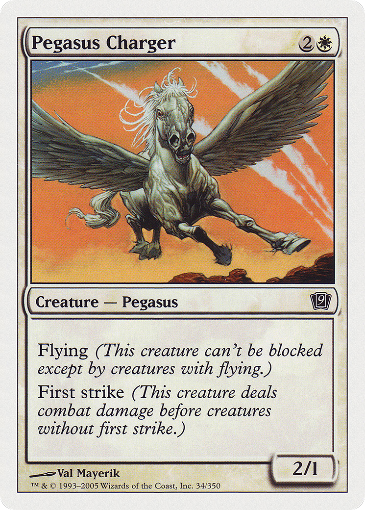 Pegasus Charger (9ED-034) - Ninth Edition