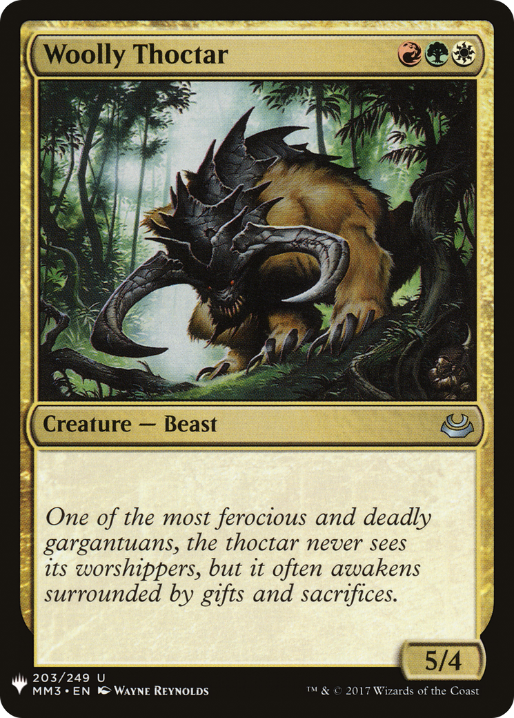 Woolly Thoctar (PLST-MM3-203) - The List