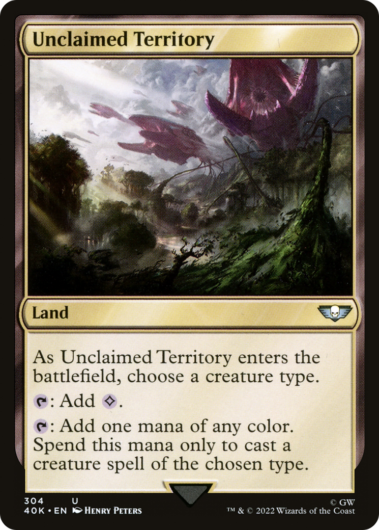 Unclaimed Territory (40K-304) - Warhammer 40,000 Commander