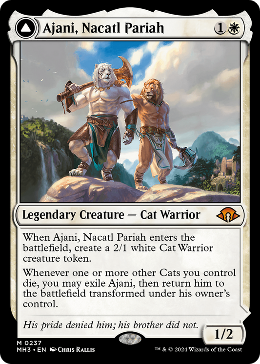 Ajani, Nacatl Pariah // Ajani, Nacatl Avenger (MH3-237) - Modern Horizons 3 Foil