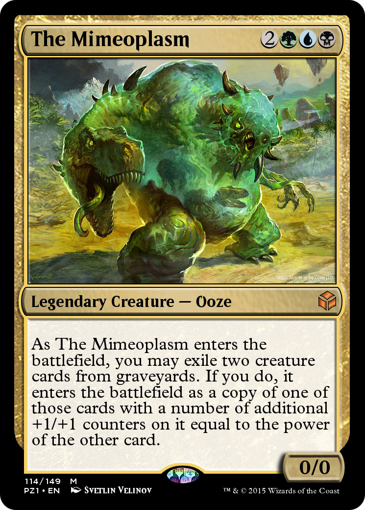 The Mimeoplasm (PZ1-114) - Legendary Cube Prize Pack