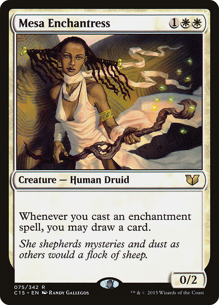 Mesa Enchantress (C15-075) - Commander 2015