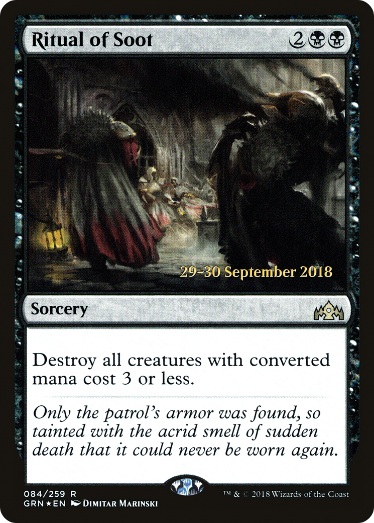 Ritual of Soot (PRE-84S) - Guilds of Ravnica Promos (Prerelease) Foil
