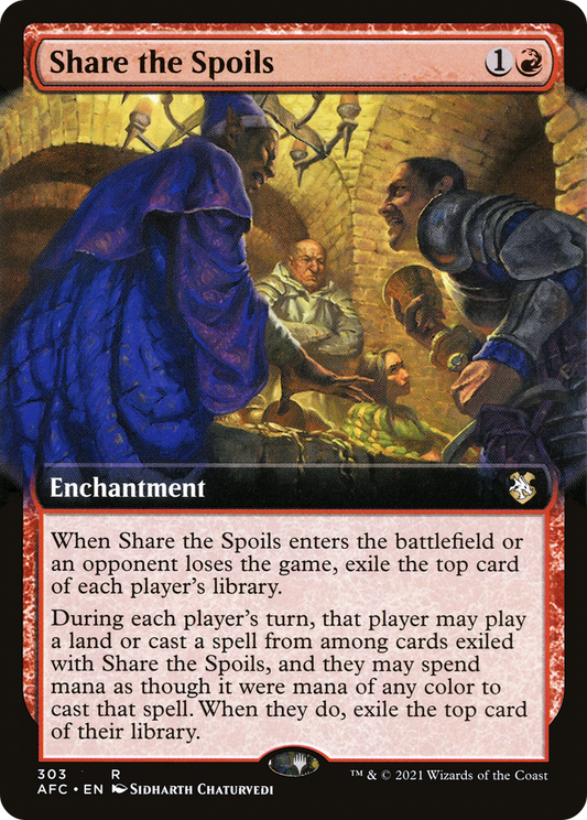 Share the Spoils (AFC-303) - Forgotten Realms Commander: (Extended Art)