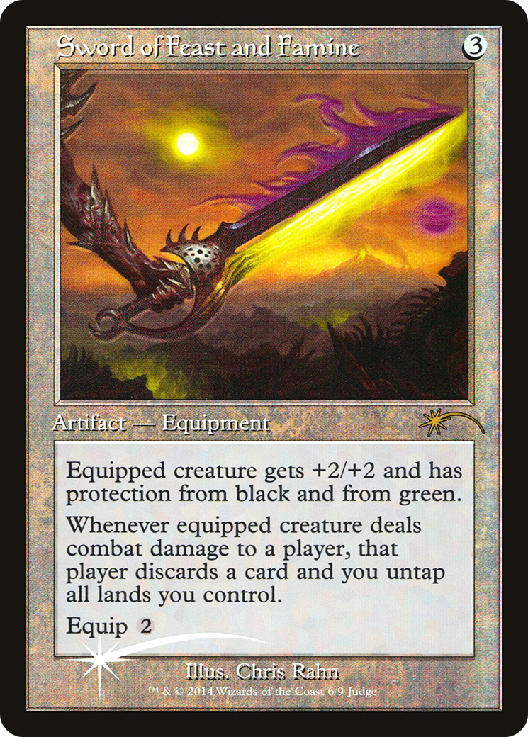 Sword of Feast and Famine (J14-006) - Judge Gift Cards 2014 Foil