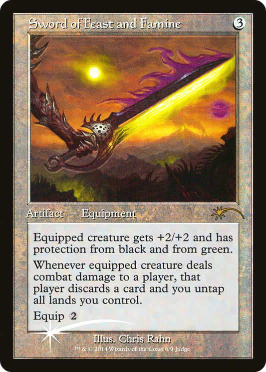 Sword of Feast and Famine (J14-006) - Judge Gift Cards 2014 Foil