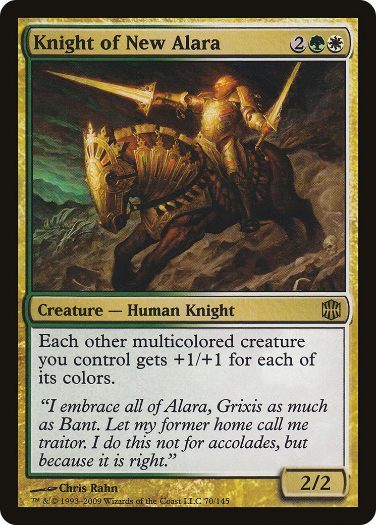 Knight of New Alara (ARB-070) - Alara Reborn Foil