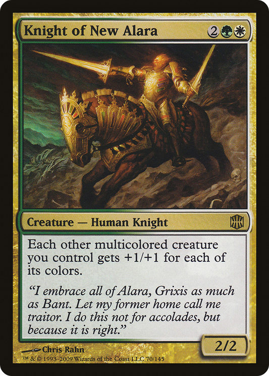 Knight of New Alara (ARB-070) - Alara Reborn Foil