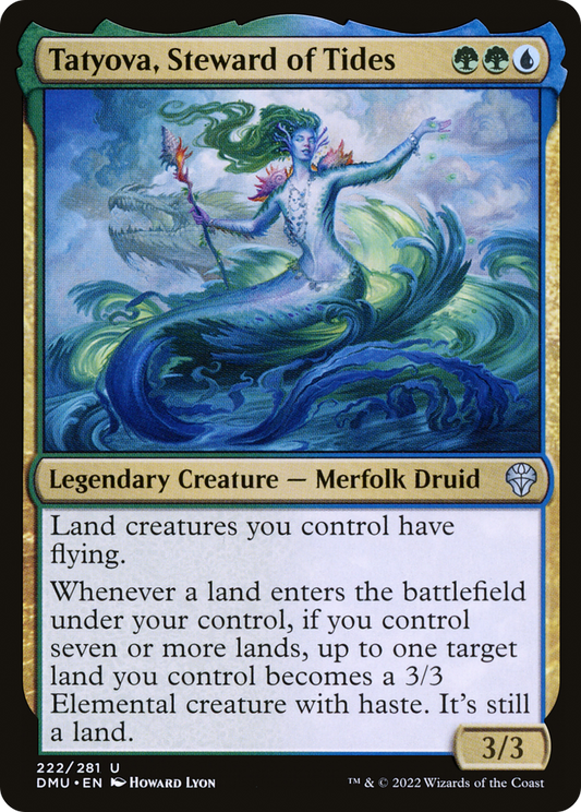 Tatyova, Steward of Tides (DMU-222) - Dominaria United Foil