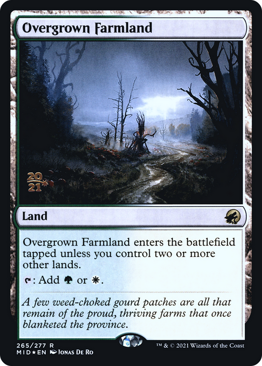 Overgrown Farmland (PMID-265S) - Innistrad: Midnight Hunt Promos Foil