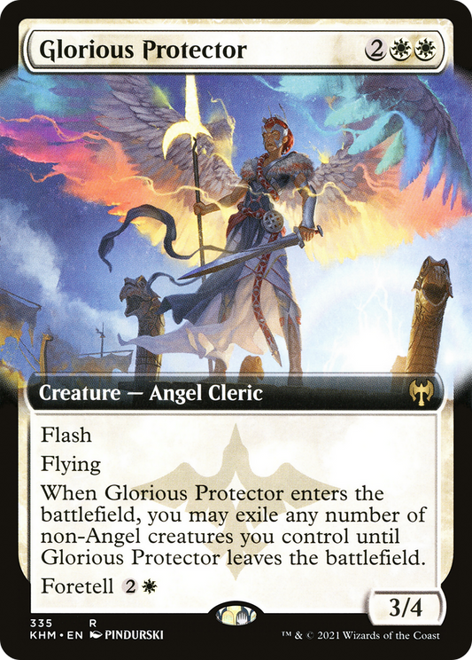 Glorious Protector  (KHM-335) - Kaldheim: (Extended Art)