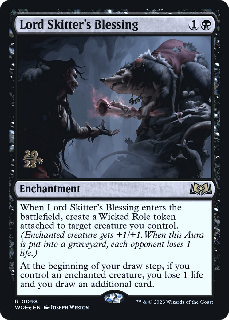 Lord Skitter's Blessing (PWOE-98S) - Wilds of Eldraine Promos Foil