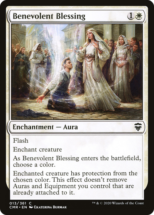 Benevolent Blessing (CMR-013) - Commander Legends Foil