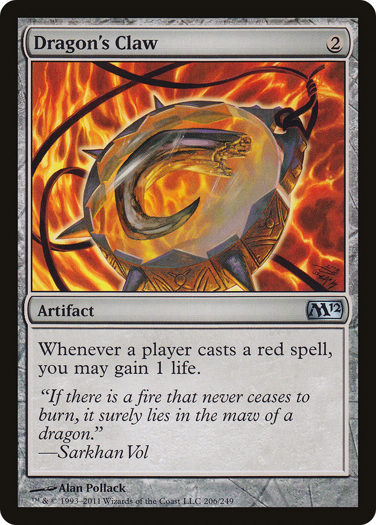 Dragon's Claw (M12-206) - Magic 2012 Foil