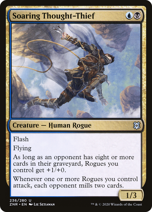 Soaring Thought-Thief (ZNR-236) - Zendikar Rising Foil