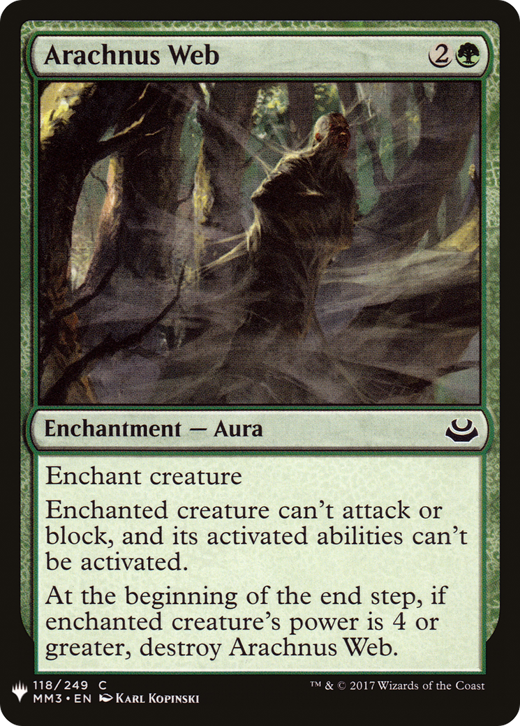 Arachnus Web (PLST-MM3-118) - The List