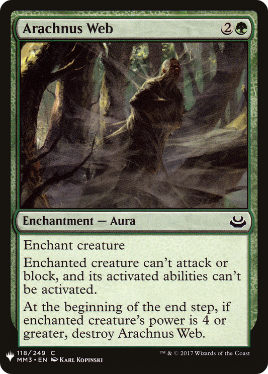 Arachnus Web (PLST-MM3-118) - The List