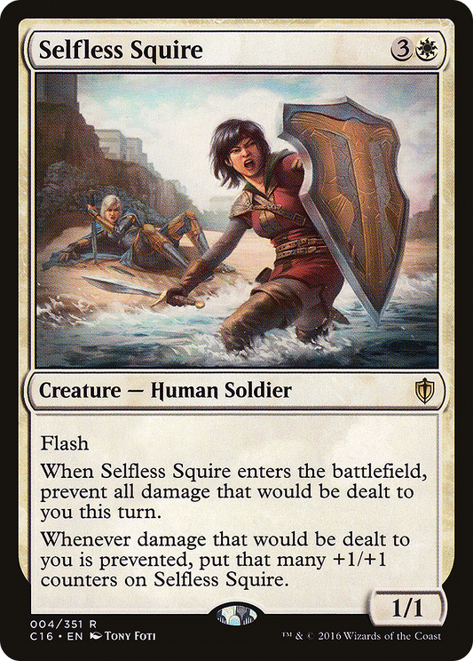 Selfless Squire (C16-004) - Commander 2016