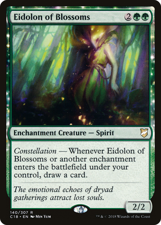 Eidolon of Blossoms (C18-140) - Commander 2018: (nyxtouched)