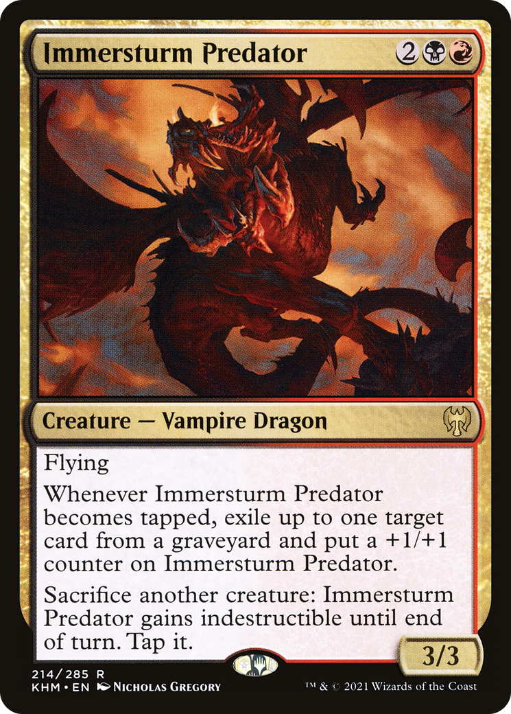 Immersturm Predator  (KHM-214) - Kaldheim Foil