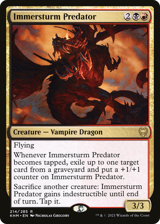 Immersturm Predator (KHM-214) - Kaldheim Foil