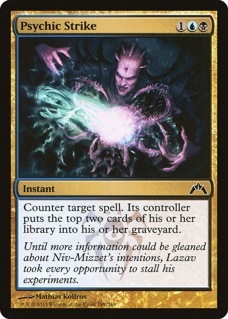 Psychic Strike (GTC-189) - Gatecrash Foil