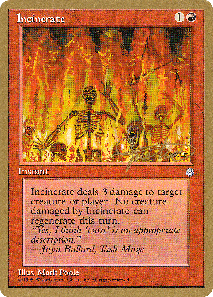 Incinerate (PTC-MJ194) - Pro Tour Collector Set