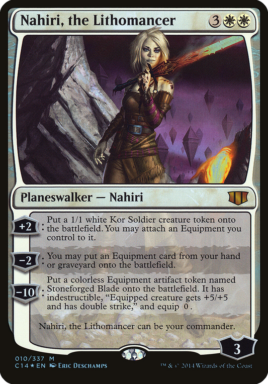 Nahiri, the Lithomancer (OC14-010) - Commander 2014 Oversized Foil