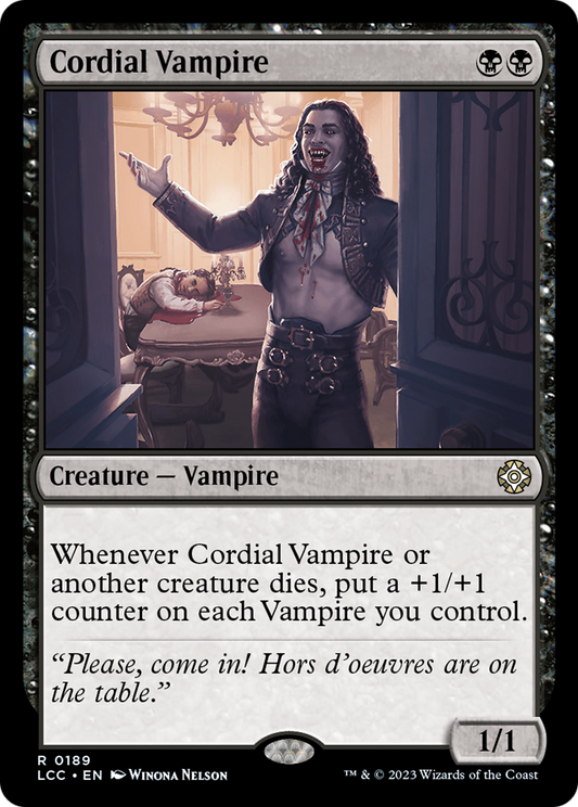 Cordial Vampire (LCC-189) - The Lost Caverns of Ixalan Commander