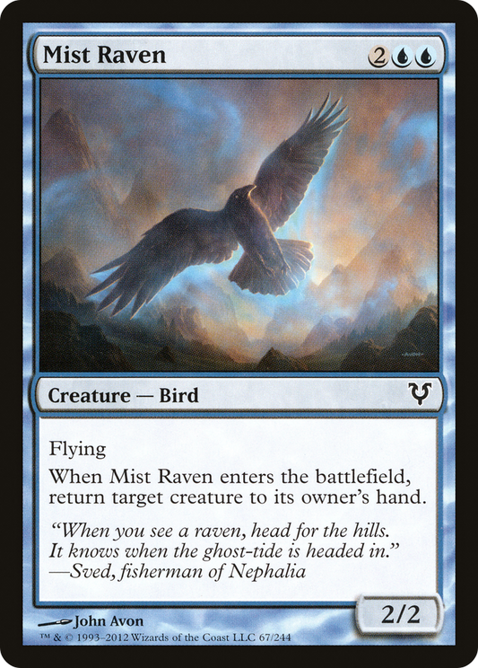 Mist Raven (AVR-067) - Avacyn Restored