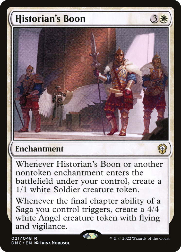 Historian's Boon (DMC-021) - Dominaria United Commander