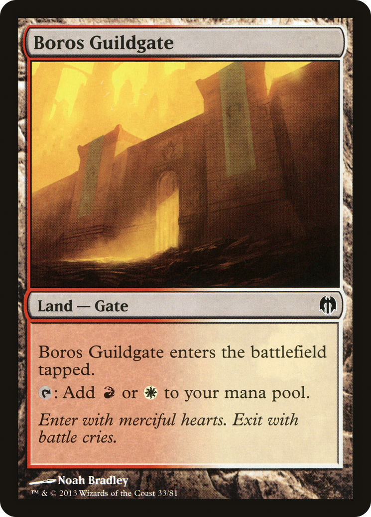 Boros Guildgate (DDL-033) - Duel Decks: Heroes vs. Monsters