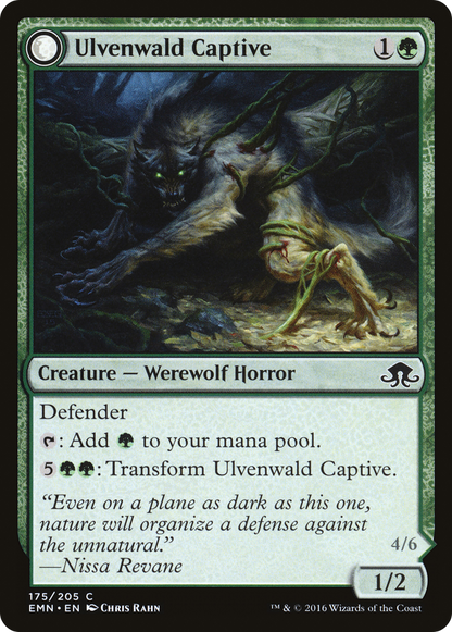 Ulvenwald Captive // Ulvenwald Abomination (EMN-175) - Eldritch Moon: (mooneldrazidfc)